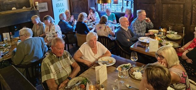 Dining group’s visit to the Lamb Inn.